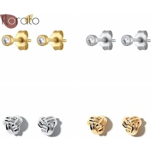 925 Sterling Silver Ear Needle Exquisite Fashion CZ Jewelry For Women Elegant Stud Earrings Girl Qualities Birthday Party Gifts