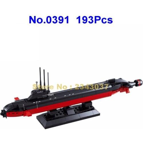 Sluban 0391 193pcs Military Nuclear Submarines Building Block Toy