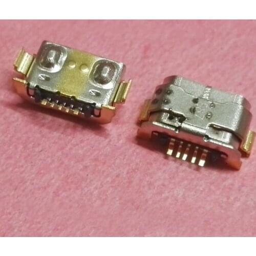 10Pcs Mirco Charging Contact Socket Jack USB Dock Plug Charger Port Connector For LG K40 Mini K40Mini K9 X210 LM-X210EM LMX210EM