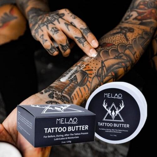 150g Tattoo Butter for Before During and After the Tattoo Process Advanced Organic Skin Care Moisturizes and Repairs Skin