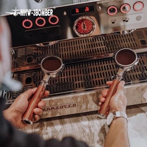 MHW-3BOMBER Portafilter 58.5mm Special For La Marzocco Coffee Machine Accessories Barista Tools Stainless Steel Espresso Latte
