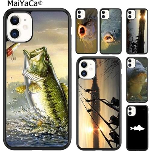 MaiYaCa Basic Carp Fishing Phone Case Cover For iPhone 5s SE 6 6s 7 8 plus X XR XS 11 12 pro max Samsung Galaxy S8 S9 S10 shell