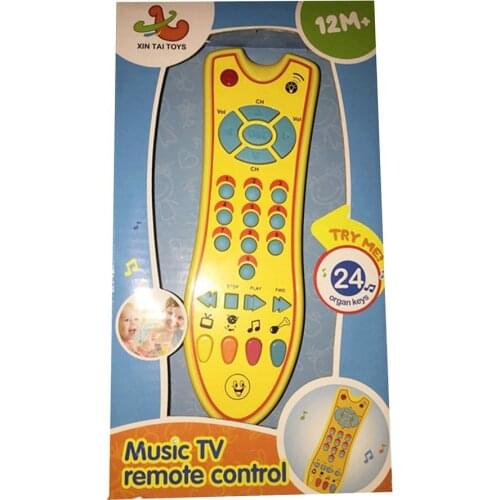 Baby Toys Colorful Music Mobile Phone TV Remote Control Early Educational Electric Numbers Remote Learning Machine Toy Gift