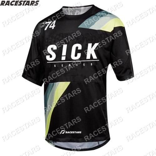 Motocross Jersey Mtb Jersey Mountain Sweatshirt Quick Dry Short Sleeve Jersey Bike Jersey Cycling Top Bicycle Maillot Ciclismo