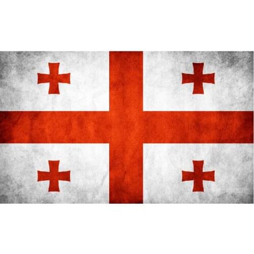 KAFNIK,Custom georgia do the old Flag Retro National Flag 14*21cm/30*45cm/60*90cm(2*3ft)/90*150cm for home Decorative