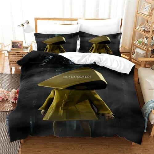 3D Printed Game Little Nightmares Duvet Cover Set Twin Full Queen King Size Bedding Set Quilt Cover & Pillowcase Set Bedclothes