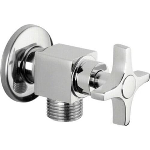 Brass chrome platedcross angle valve for bathroom and kitchen faucet water inlet valve special AG066