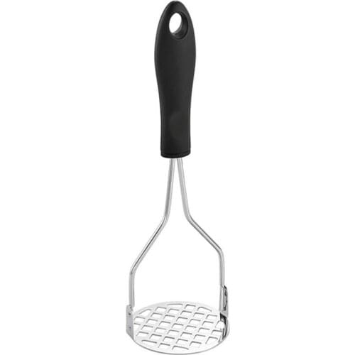 Stainless Steel Potato Masher Ergonomic Handle Manual Masher Vegetable Masher Mashed Potatoes Crusher Fruit Tools