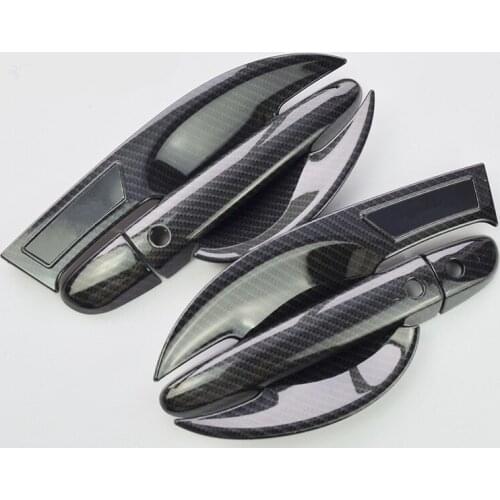 Exterior Car Door Handle Cover Door Bowl Sticker Moulding Trim for Mazda CX-3 CX3 2016 2017 2018 Styling