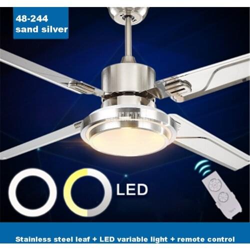 New Arrival European Antique Fan Light Simple Modern Bedroom Fan LED Chandelier Fan Restaurant Fan Light 48-FXB244 70W 220V/110V