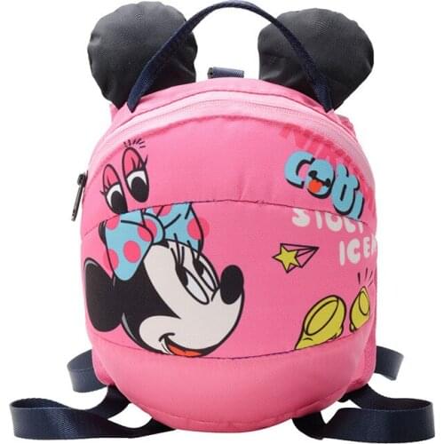 New Backpack Anti-lost Kids Baby Bag Age 1-3 Toddler Cute Mickey Children Backpack Kindergarten Bear School Bag Mochila Escolar
