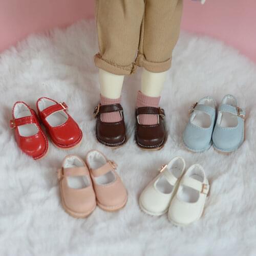 BJD doll shoes are suitable for 1-6 size multicolor all-match small leather shoes doll accessories