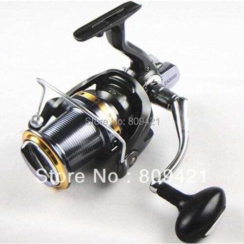 Whole Sale 5pcs/lot Long shot 14BB 4.1:1 DX8000 Saltwater Fishing Spinning Reels Sea Fishing Reel Free Shiping