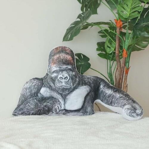 The Gorilla Plush Pillow Sleeping Multi Functional Pillows Bedding Stuffed Animals Sleeping Pillow Cushion Christmas Gifts