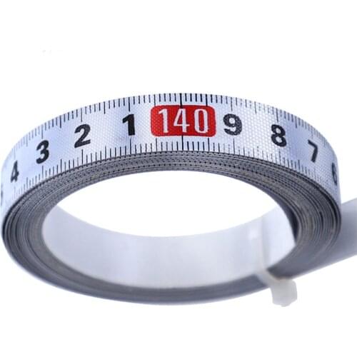 Industrial Distance Rulers Steel String Self Adhesive Accessories Woodworking Portable Tape Measure Sticker Measuring Tool