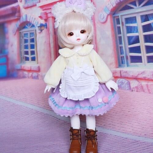 1/6 scale BJD doll cute kid girl BJD/SD Resin figure doll DIY Model Toy gift. full set with Clothes,shoes,wig A0299Lina YOSD