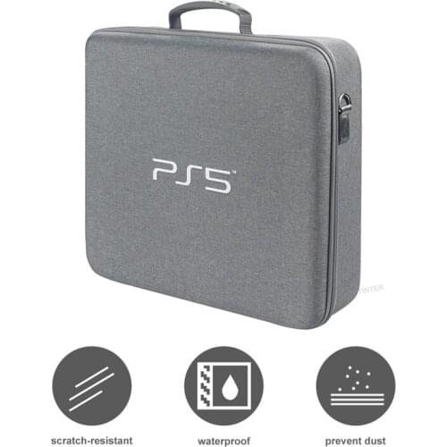 Storage Handbag For PS5 Host Bag Protective Adjustable Handle Carrying Case For PS5 Console Accessories Tool Hard Shell Pouch