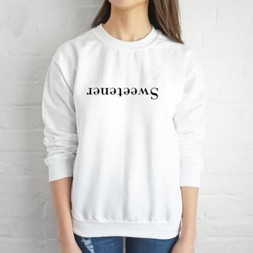 Skuggnas Sweetener Letters Ariana Grande Sweatshirt Long Sleeve Casual Jumper Hoodies Cotton tumblr aesthetic harajuku tops