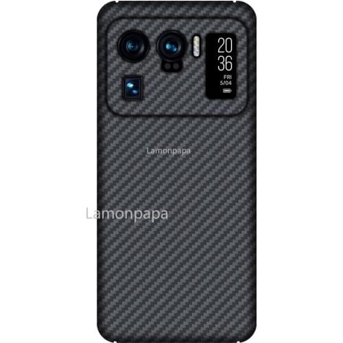 Vintage Real Carbon Fiber Case for Xiaomi Mi 11 Pro Case Ultra-thin Armor Shockproof Shell for Xiaomi MI 11 Ultra Case Cover