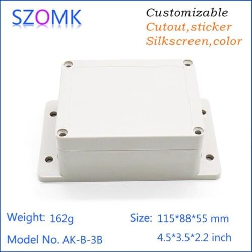 10 pieces, 115*88*55mm hot selling waterproof electrical enclosure plastic instrument housing case IP65 plastic equipment box