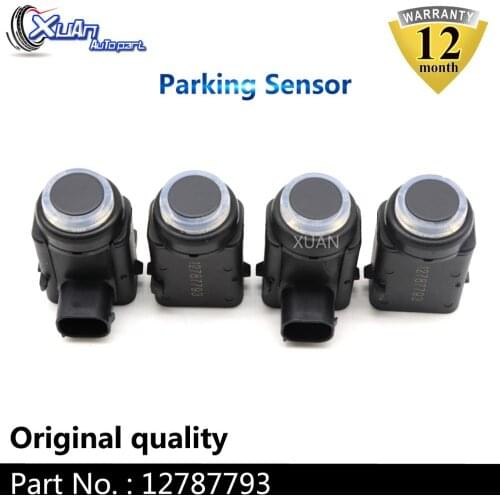 XUAN 4pcs PDC Parking Sensor 12787793 For Vauxhall Opel Zafira B Vectra C Signup Insignia Saab 9-3 Chrysler 300 CADILLAC STS SRX