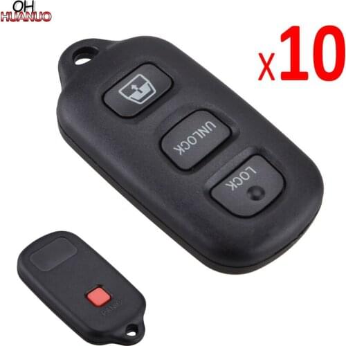 10 Pcs/Lot Remote Car Key Shell Case Fob Fit for Toyota Sequoia 4Runner Sequoia Matrix Key Replace