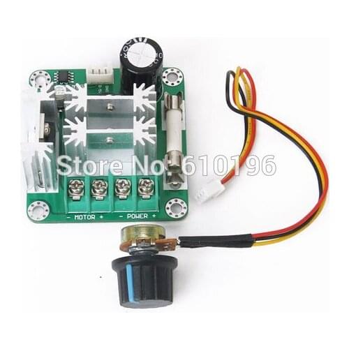3PCS/LOT DC 6V-90V 15A DC Motor Speed Controller Stepless Speed Regulation Pulse Width PWM DC 12V 24V 36V 48V 1000W