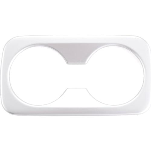 ABS Chrome Car Styling Inner Back Row Water Cup Frame Cover Decoration Sticker For Kia Sportage KX5 2016 2017 Auto Accessories