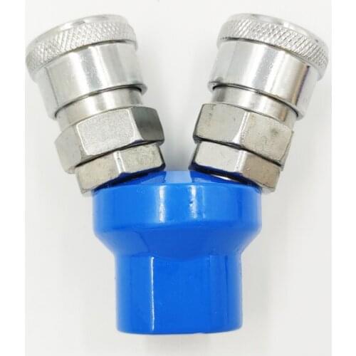 Air Compressor Accessories 1/4'' European Type SMV Quick Couplers Hose Gas Distributor Manifold Pneumatic Connector