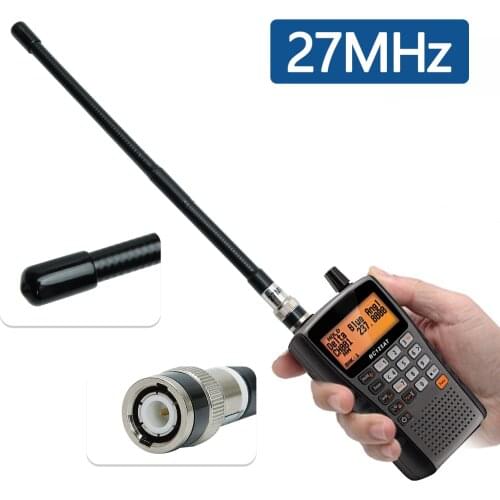 27MHz CB Antenna Soft Whip BNC Male Connector CB Antenna for Uniden Cobra Midland BC75XLT PRO401HH CB Radio