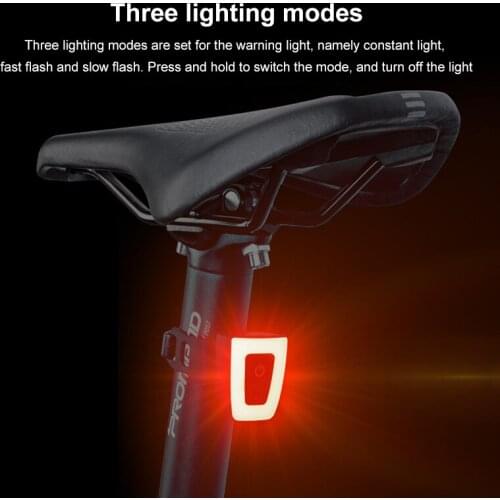 Bike Light Waterproof Cycling Helmet Taillight Lantern LED USB Rechargeable Safety Night Riding Rear Light Bicycle Accessories