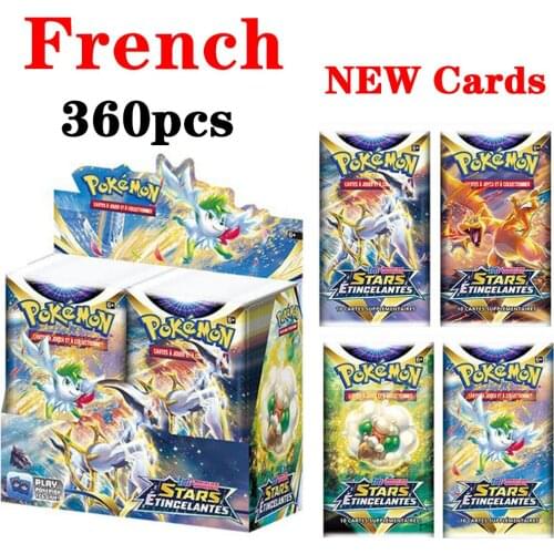 360Pcs Pokemon Cards Toys Spanish Trading Card Game Sword Shield Collection Box Card UNIFIED MINDS Pokmon Card Game For Kids