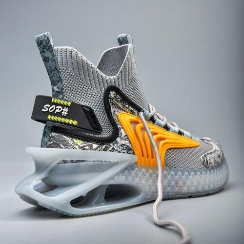 Sneakers Blade Men Running Shoes for Men Male Breathable Mesh Lace-up Outdoor Training Fitness Sport Shoes Man Sneakers