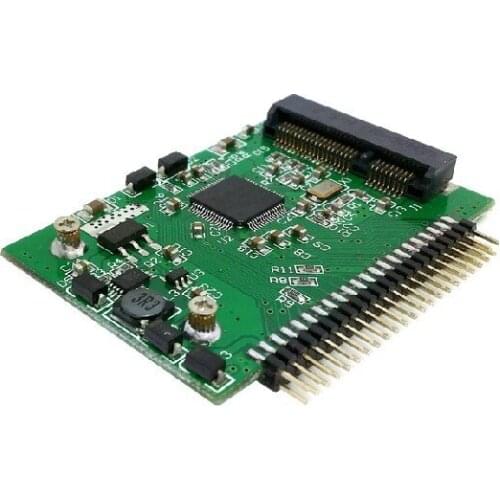 Low profile mSATA mini PCI-E SATA SSD to 2.5" IDE 44pin adapter card
