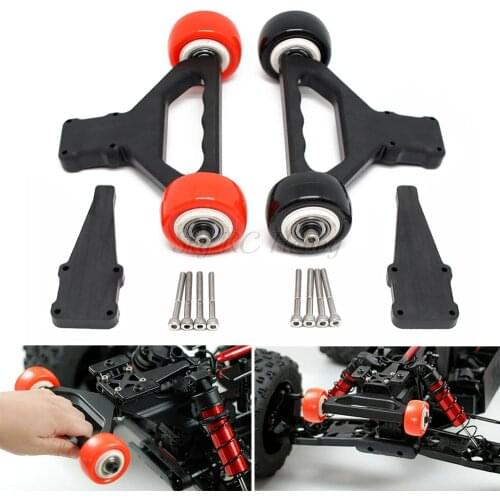 NEW Nylon Double Wheel Wheelie Raise Head Bar for 1/5 ARRMA 8s KRATON / OUTCAST RC Monster Truck Car Update Parts Accessories