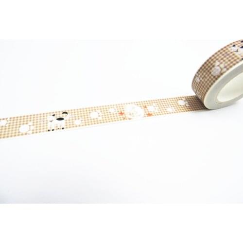 2016 New Printing Washi Tape Office Adhesive Scrapbooking Tools Kawaii Decorative Great Christmas Cute Craft Gift Cat
