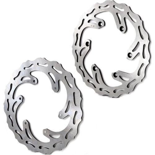 NICECNC Motorcycle Front & Rear Brake Disc Rotor For Yamaha YZ125 YZ250 YZ250F YZ450F YZ250X YZ250FX WR250F WR450 WR 250F 450F