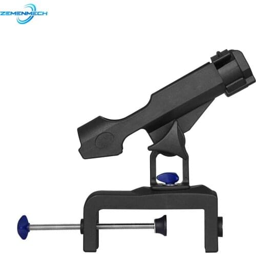 Fishing Tackle 360 Degree Adjustable Fishing Rod Rack Holder Clamp On Removable Kayak Boat Support Pole Stand For Fishing Rod