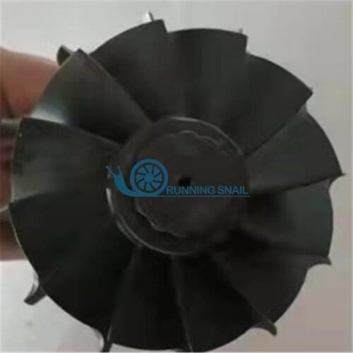 Turbocharger rotor H2D TURBINE 72 COMPRESSER HWEEL 61.5