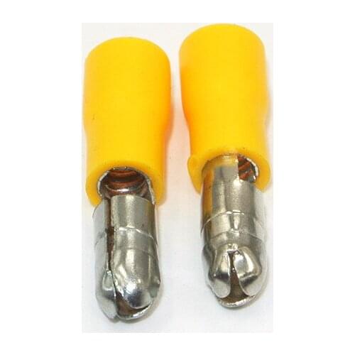 Wholesale1000x Yellow 12-10 GAUGE MALE BULLET WIRE CONNECTORS SPADES TERMINALS