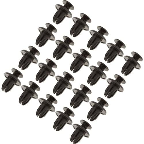 20pcs Shockproof Clips For Vehicles Rover 45 DYQ100230A / MG ZS / Black