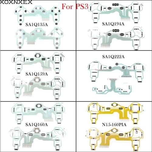 30PCS Vibration Conductive Film Controller Ribbon Circuit Board For PS3 Controller Dualshock 3 SA1Q135A 159A 160A 194A 222A