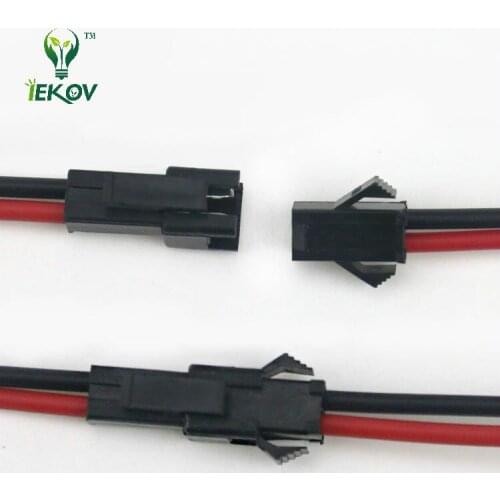 5 pairs/lot SM terminal line for male and female terminal connector plug male and female plug wire 10cm