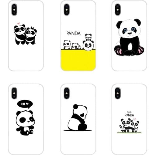 Accessories Phone Shell Covers Cute Panda Bear China For Samsung A10 A30 A40 A50 A60 A70 M30 Galaxy Note 2 3 4 5 8 9 10 PLUS