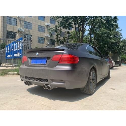 For Accessories Spoiler Wing OLD BMW 3 Series E92 2Door Coupe ABS Plastic CAR Trunk Rear Lip Tail Fin P STYLY 2005-2012
