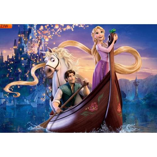 5D Diy Diamond Painting Full Square/circle Diamond Embroidered Mosaic Picture Rhinestone Home Decor Anime Tangled Girl Gift