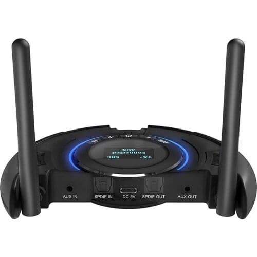 3-in-1 bluetooth Audio Adapter 120 m Long Range Transmitter Receiver TV Antenna Type-C Power Supply Interface TV Audio Adapter