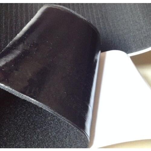 Free shipping! 4"(100mm) Black Self-Adhesive Fastener Tape Gum Hook & Loop Tape 27 Yards/set, for wholesales and retail