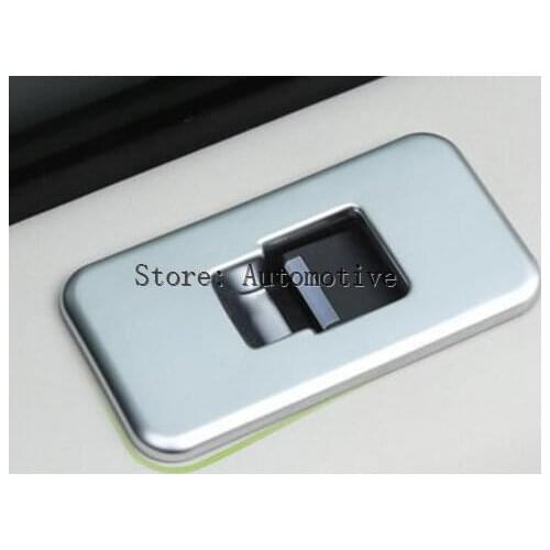 For Land Rover Discovery 5 2017 LR5 Car-styling ABS Matte Chrome Interior Window Lift Switch Button Frame Cover Trim set of 4pcs