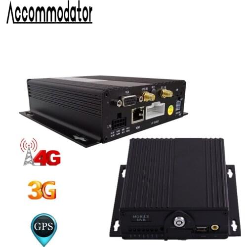 Dual SD Card 4ch GPS 3G 4G AHD 1080P Taxi Trailer Truck Vehicle Car School Bus Mobile DVR